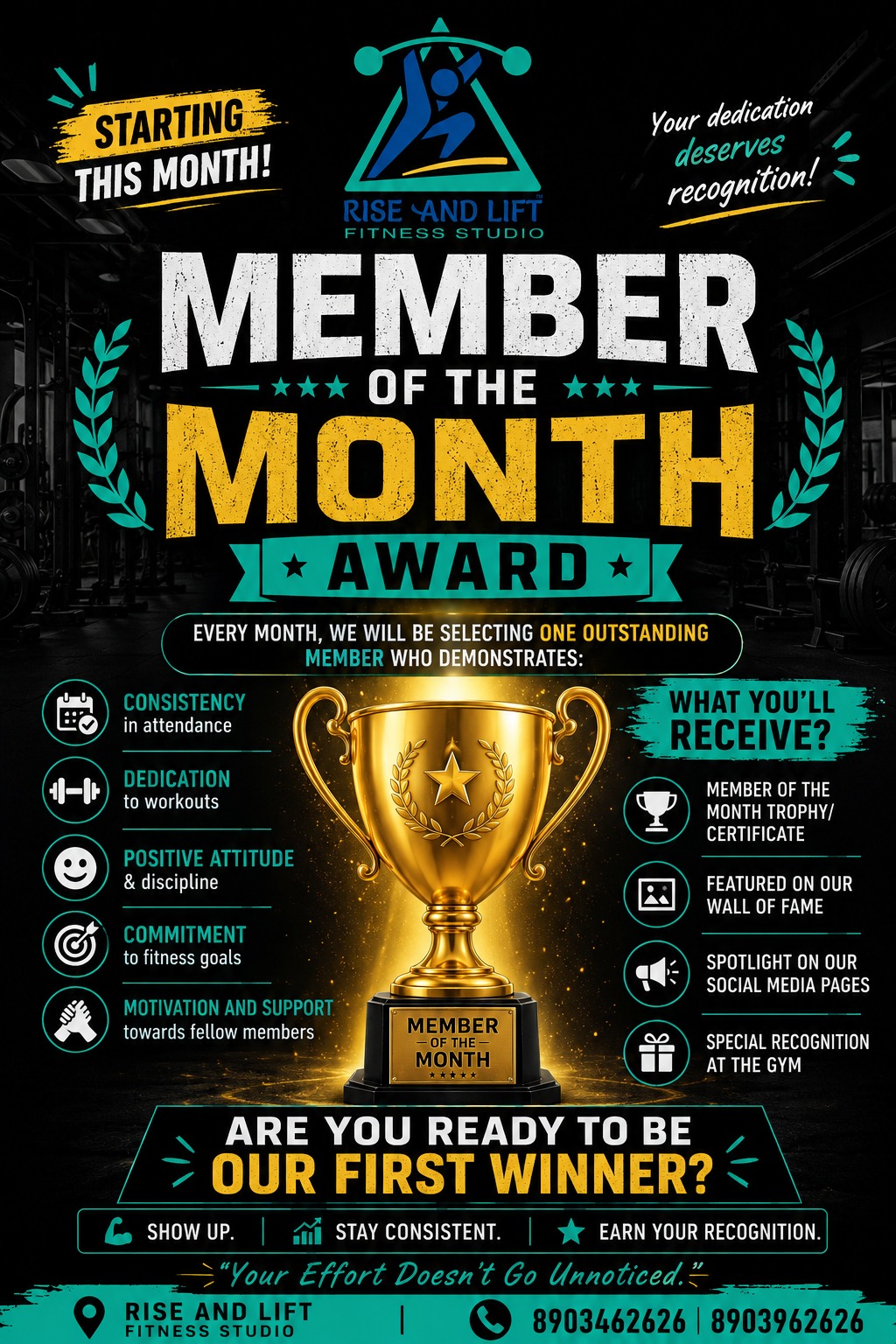 Member of the Month Rules